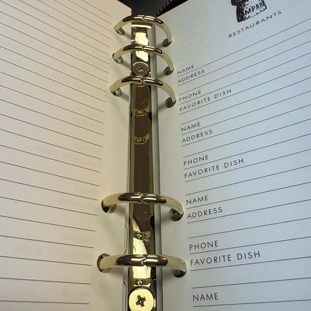 Kate Spade Black and White Polka Dot Wellesley Planner Agenda - Picture 5 of 5